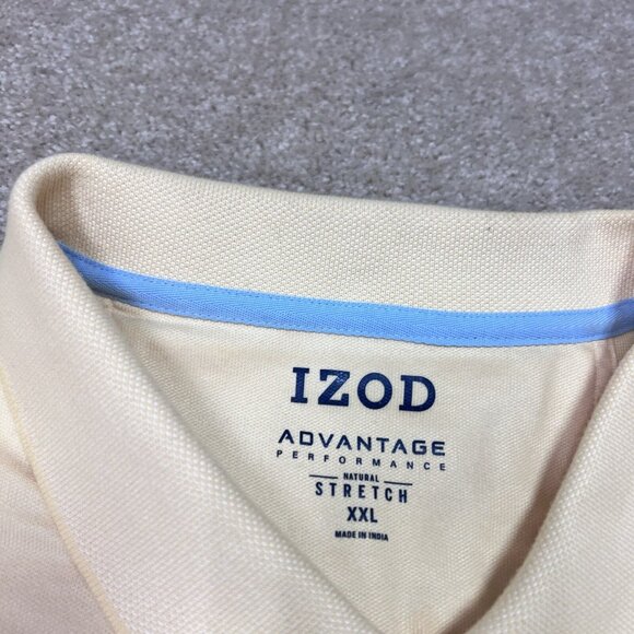 Izod Polo Men’s Yellow Short Sleeve Size XXL - Picture 10 of 11